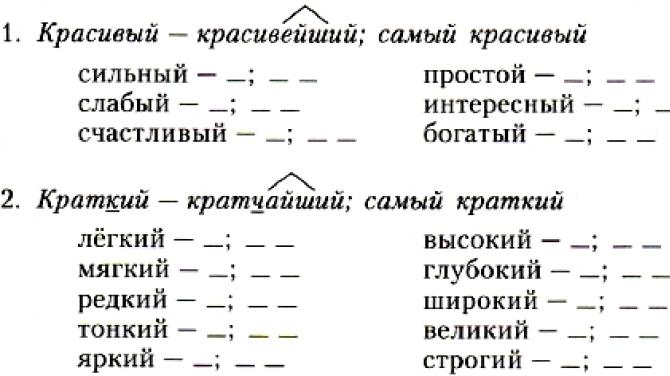 Morphological norms of the Russian language